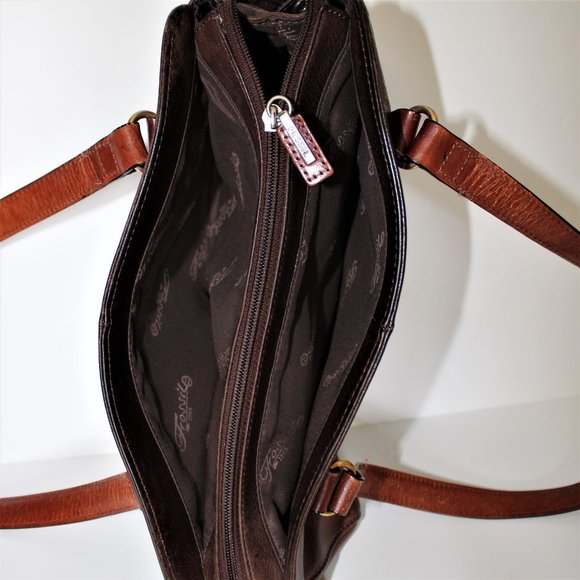 Fossil Vintage Brown Leather Shoulder Bag - Picture 5 of 9